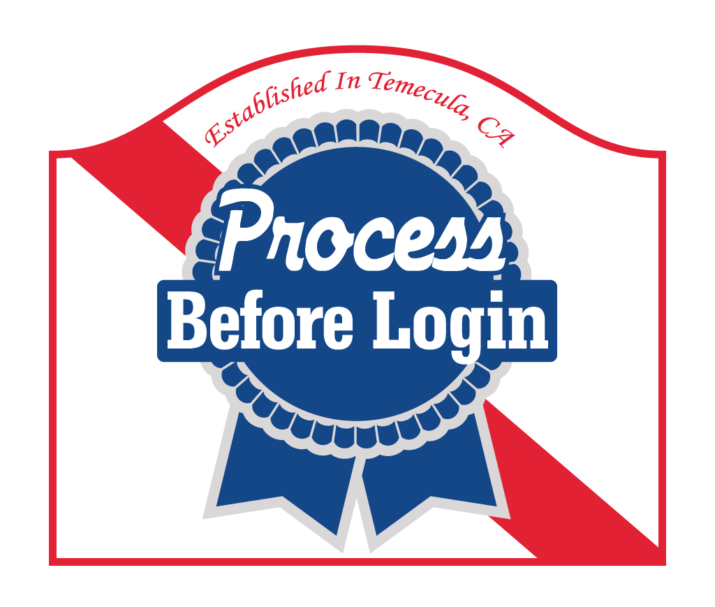 Process before login logo for sales and marketing automation software tutorial.