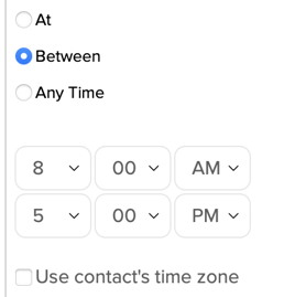 Keap Set Delay Timer Timing