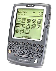 2001 Blackberry. The original sales enablement platform. Use this tip to make more sales with your iPhone