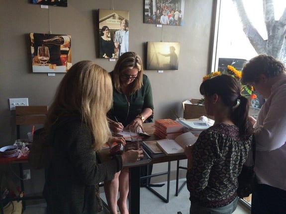 Samantha Bennett at her "Get It Done" Book Signing