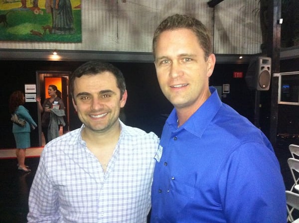 Gary Vaynerchuk and Wes Schaeffer in Irvine.