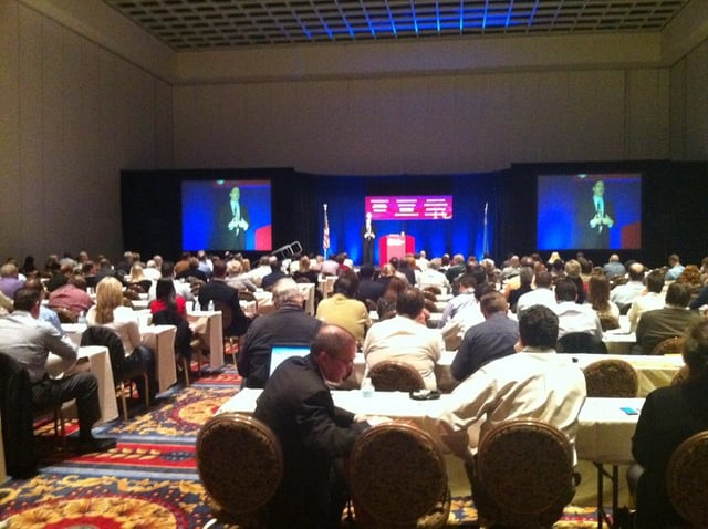 Keynote Speaker Wes Schaeffer at the ICCFA Las Vegas.