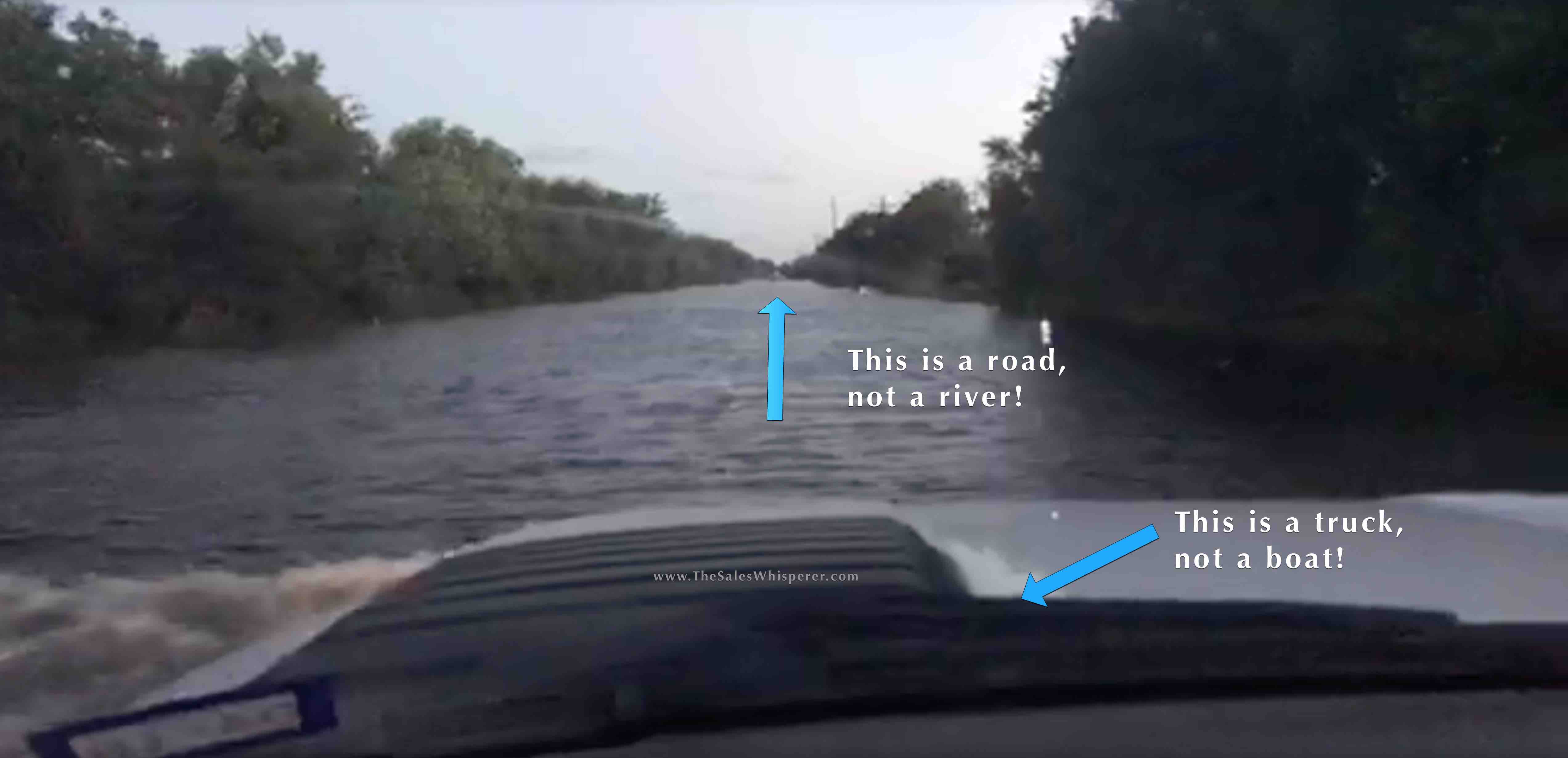 Navigating the flooded roads of Houston after Hurricane Harvey taught me lessons in leadership.