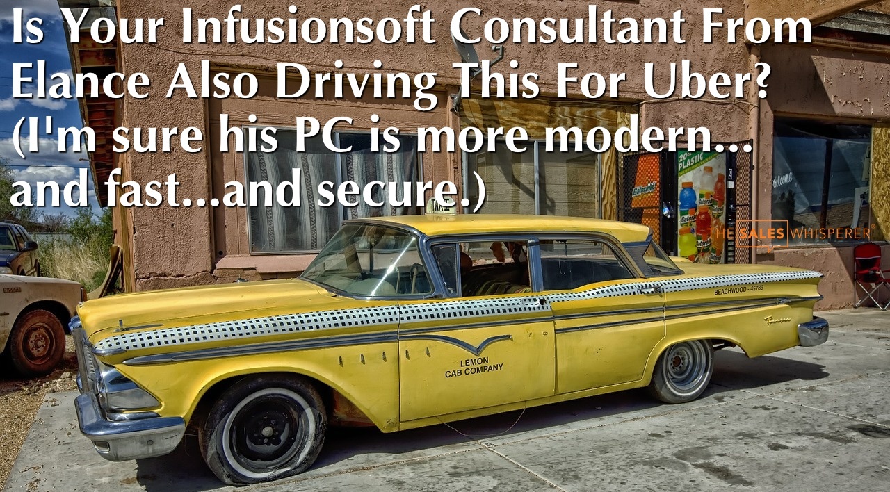 Upwork Infusionsoft consultant by Wes Schaeffer, The Sales Whisperer®