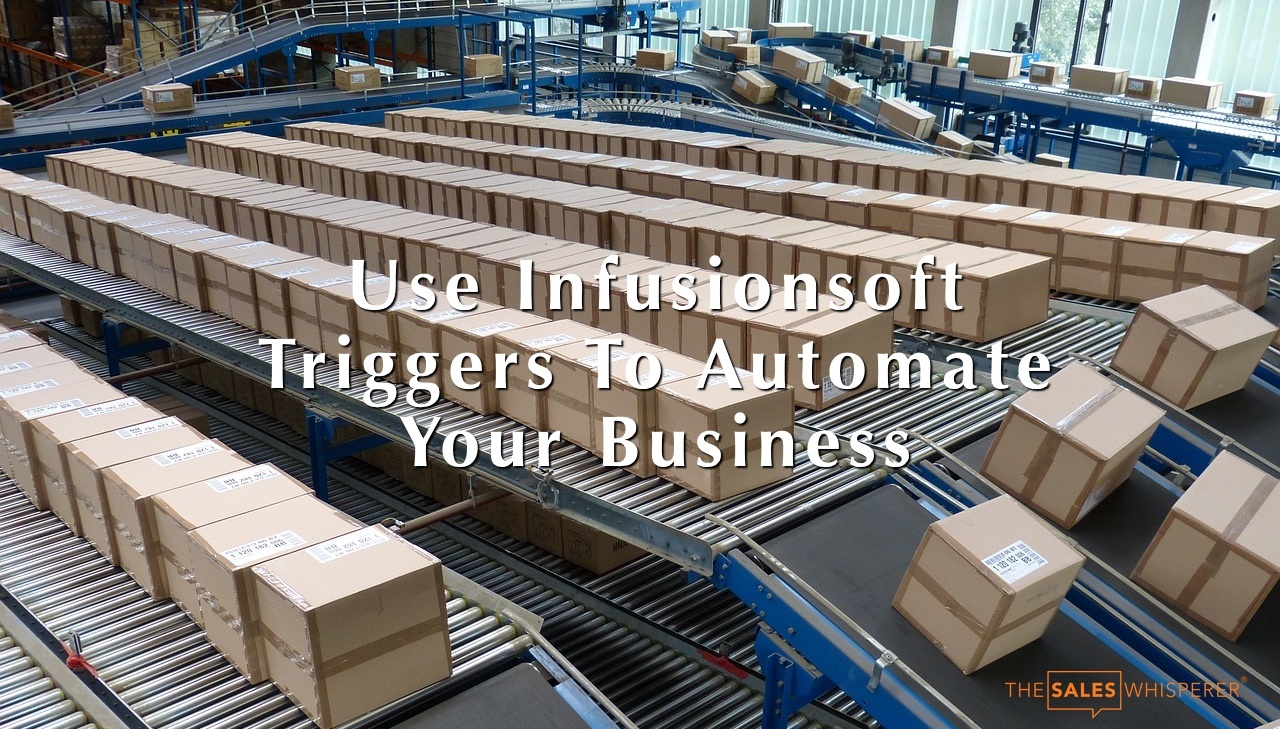 Use Keap CRM triggers for sales force automation and inbound sales.