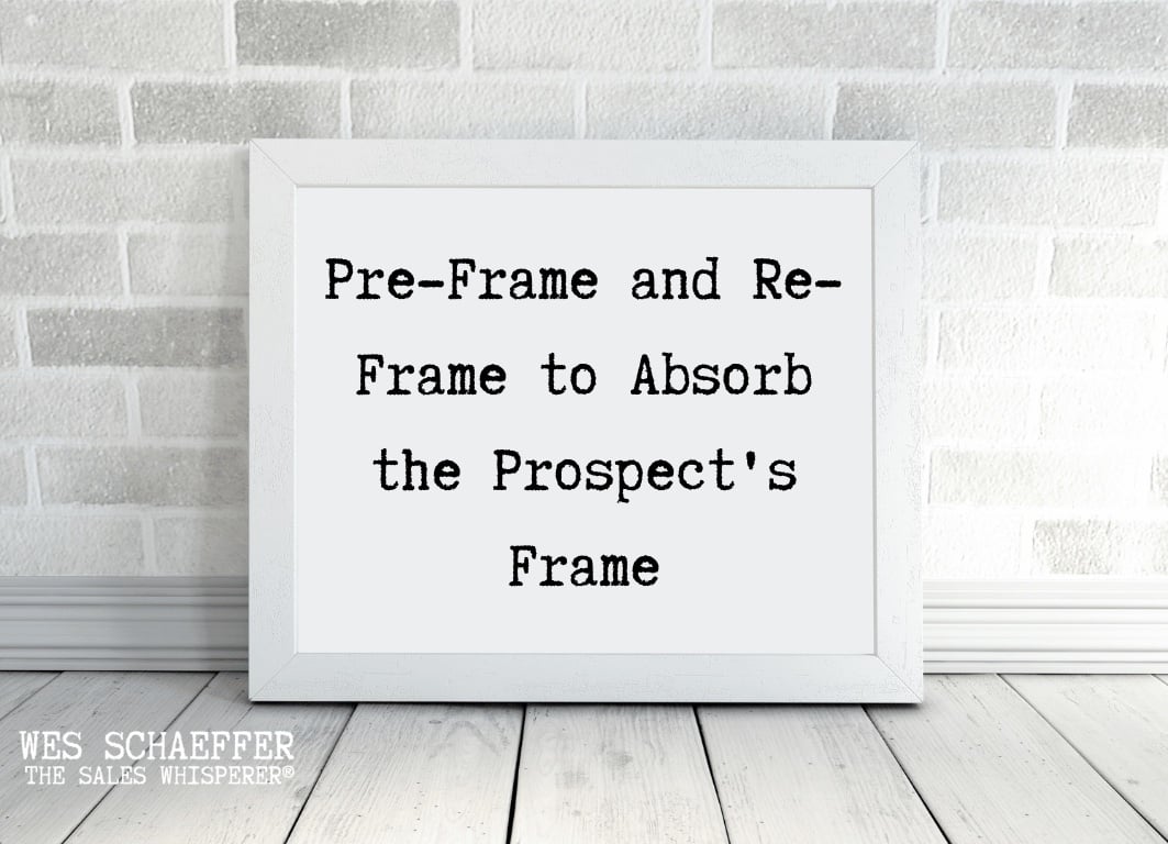 Pre frame your sales conversations when overcoming objections to close more sales naturally and easily.