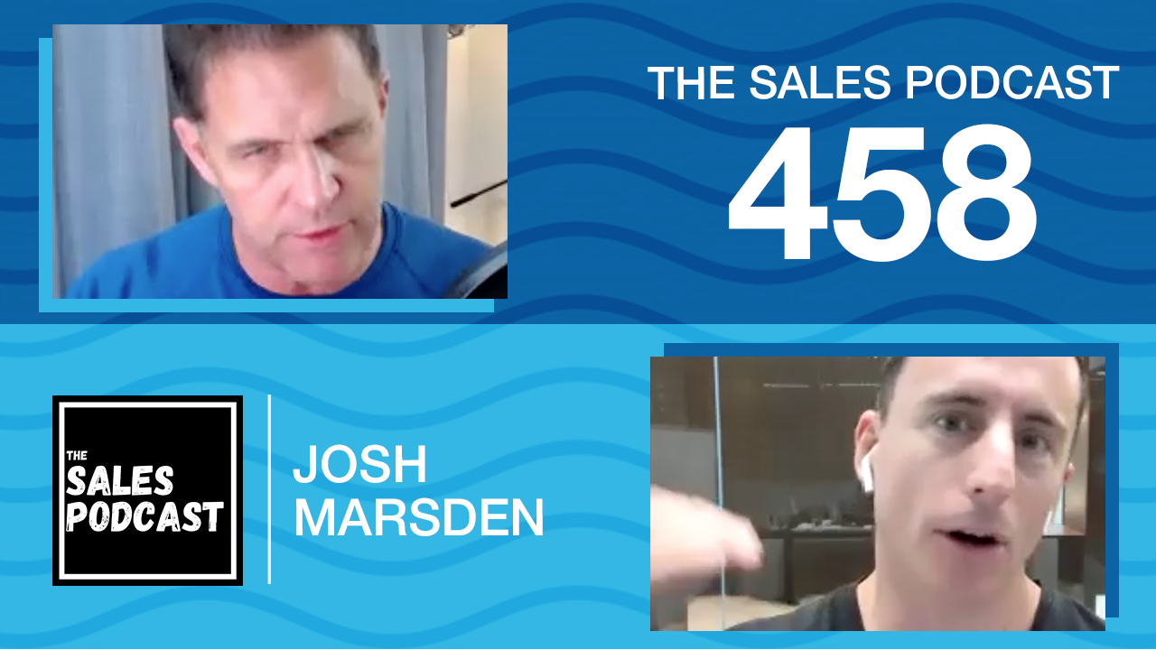 Do Facebook Advertising For E-Commerce right With Josh Marsden on The Sales Podcast.