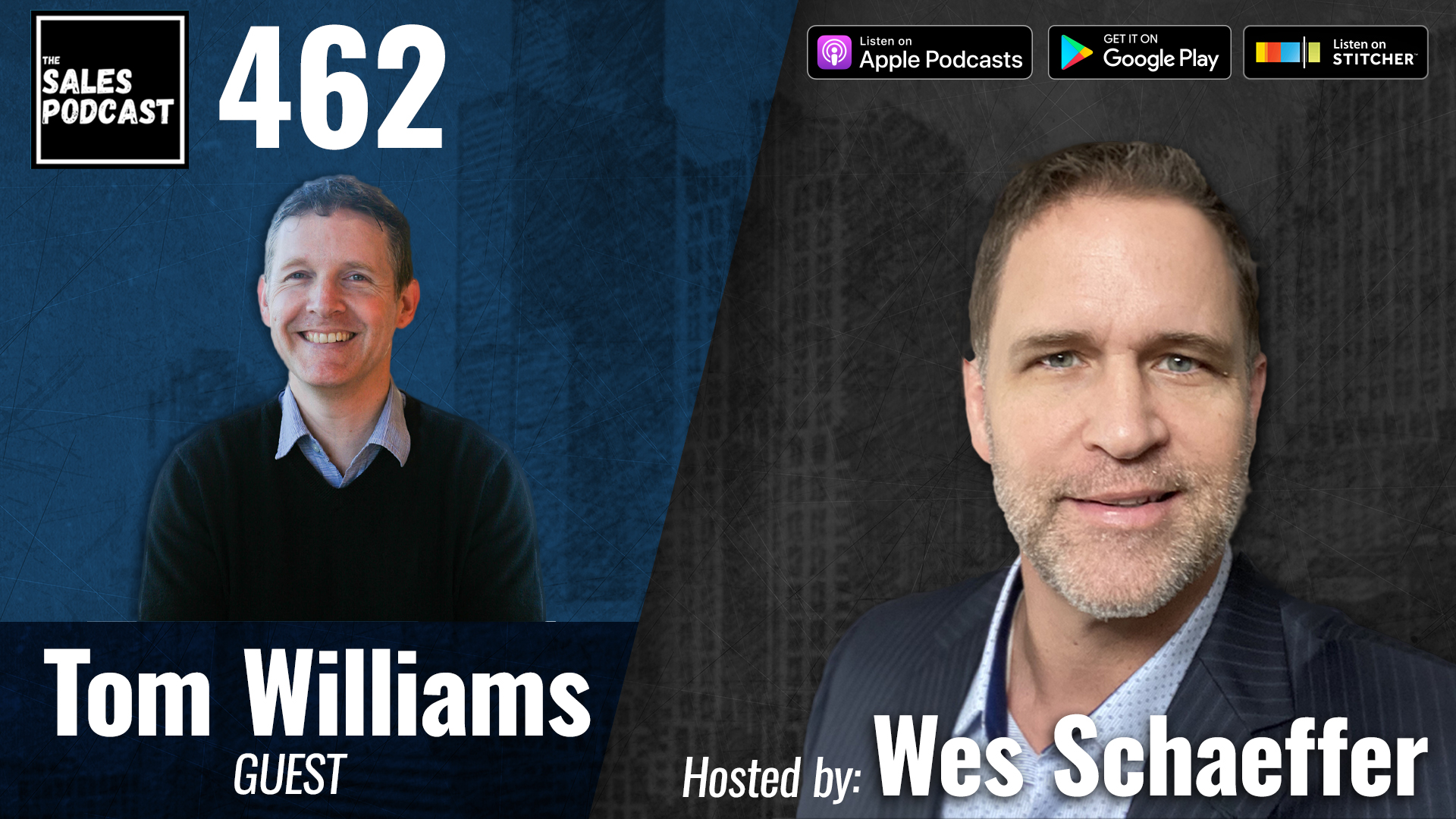 Make It Easy For Your Customers To Buy, Tom Williams on The Sales Podcast with Wes Schaeffer, The Sales Whisperer®