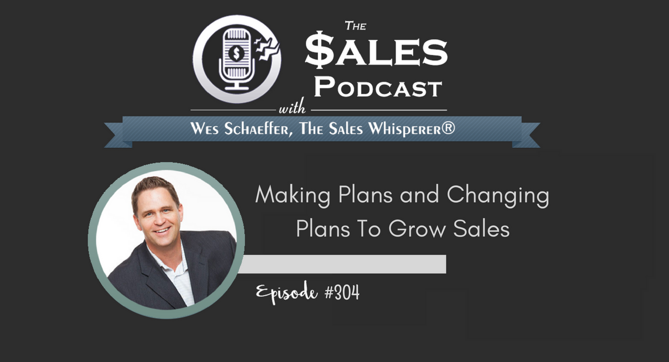 Make Plans and Change Plans To Grow Your Sales