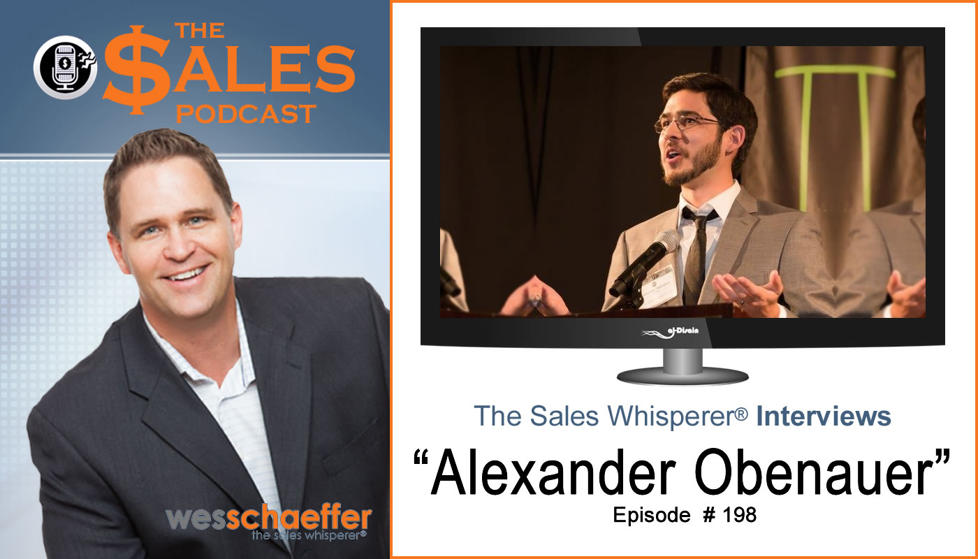 Entrepreneur Alexander Obenauer Launched The Top Apple App and mastered digital marketing on The Sales Podcast.