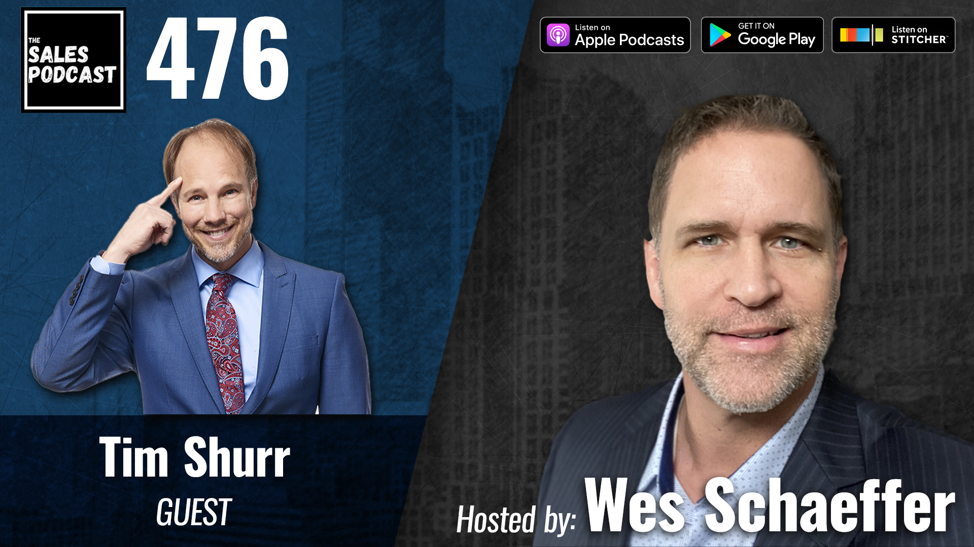 The Secret to Transformational Leadership & Business Growth, Tim Shurr on The Sales Podcast with Wes Schaeffer, The Sales Whisperer®