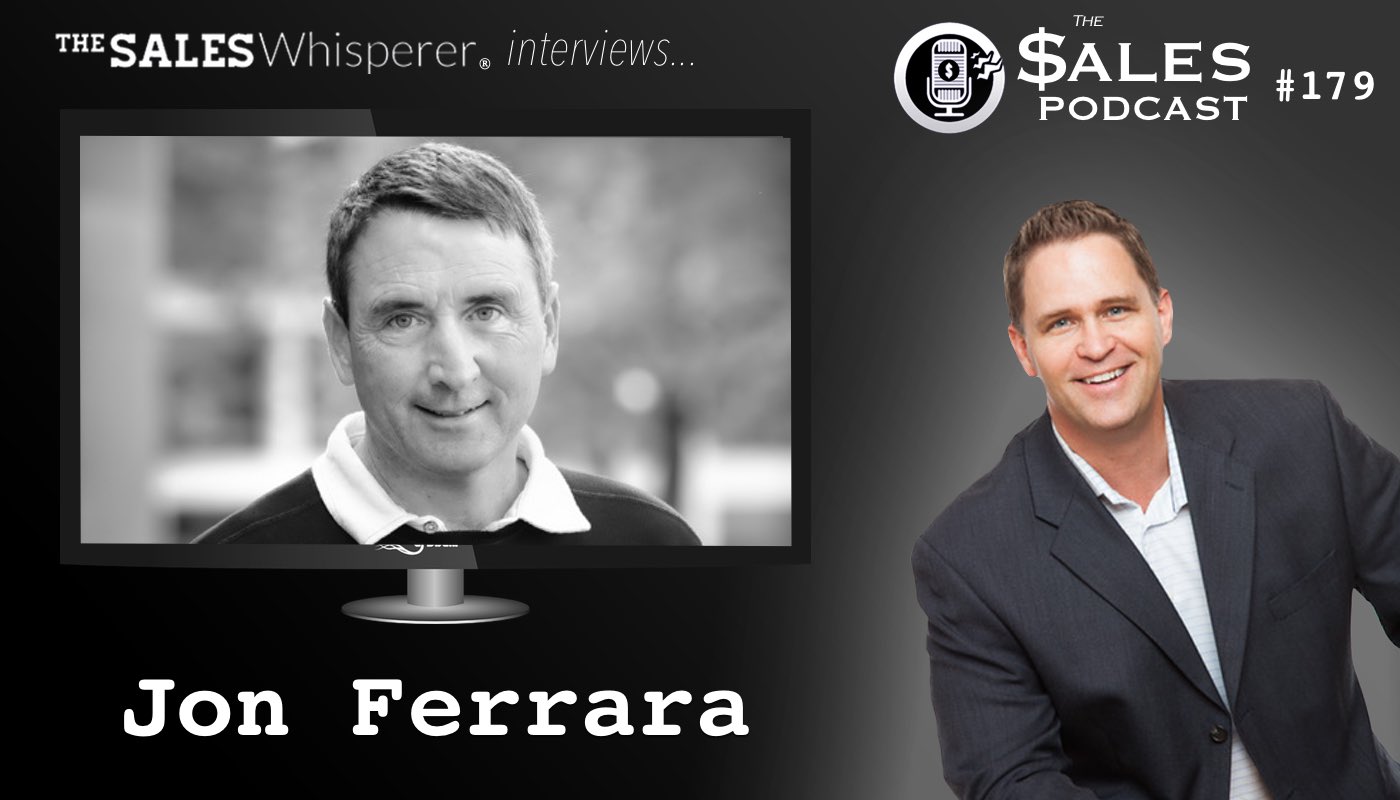 Goldmine CRM and Nimble CRM founder Jon Ferra returns to The Sales Podcast.