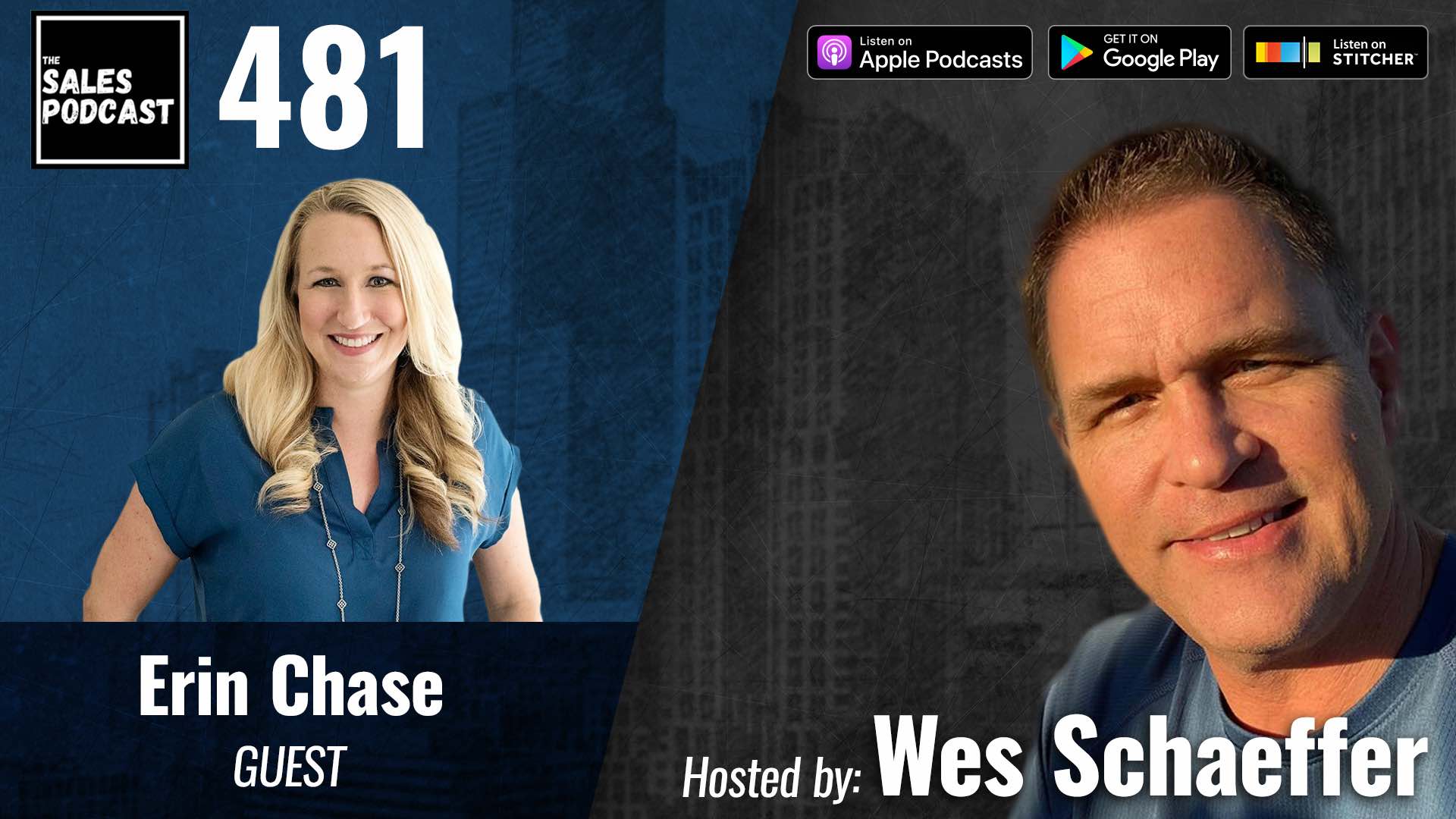 Use Your Personality In Marketing To Grow Your Brand, Erin Chase on The Sales Podcast with Wes Schaeffer, The Sales Whisperer®