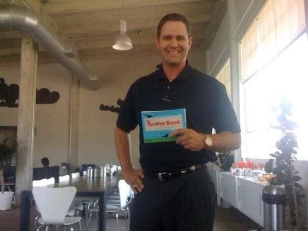 Wes Schaeffer visits Twitter's HQ in 2009. 