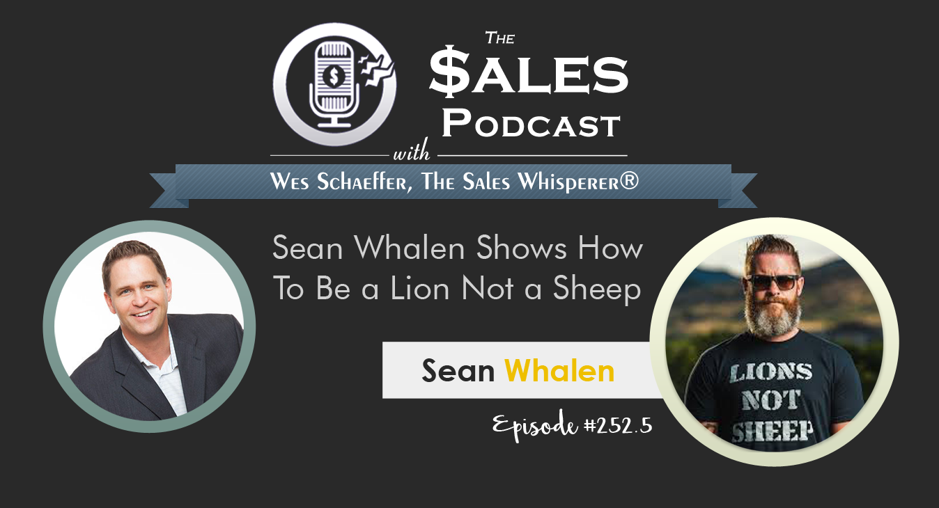 Sean Whalen leads Lions Not Sheep in his personal development and coaching business.