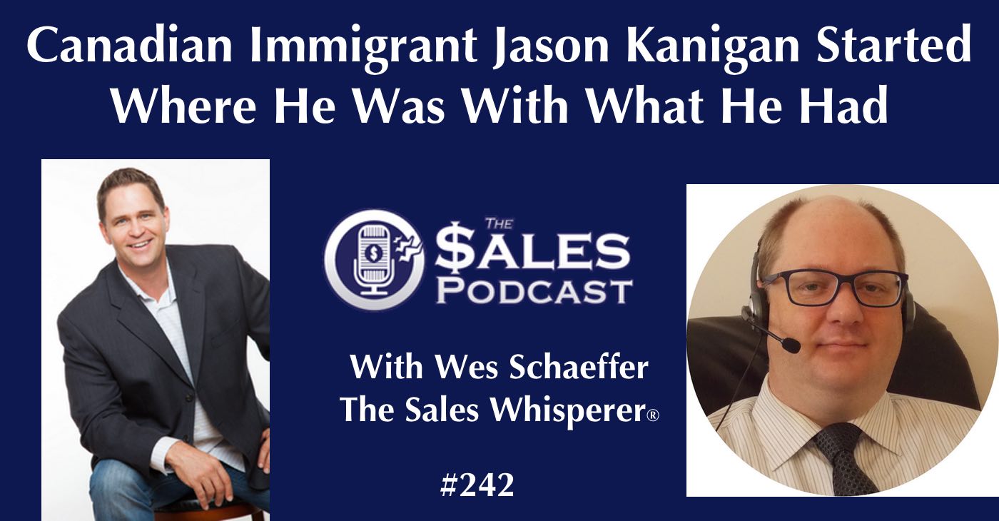 Jason Kanigan discusses cold calling and sales training on The Sales Podcast.