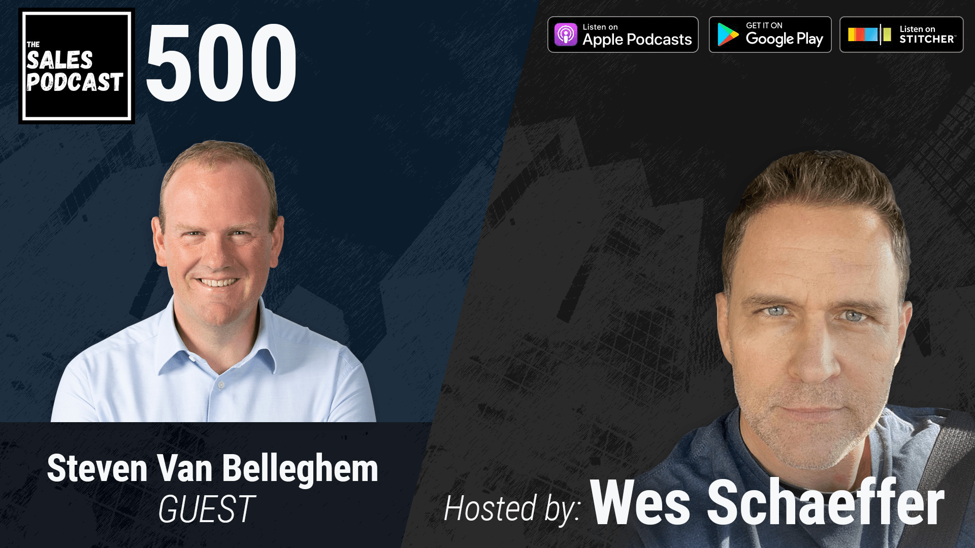 Being Average Is a Choice. Stand Out With Steven Van Belleghem on The Sales Podcast with Wes Schaeffer, The Sales Whisperer