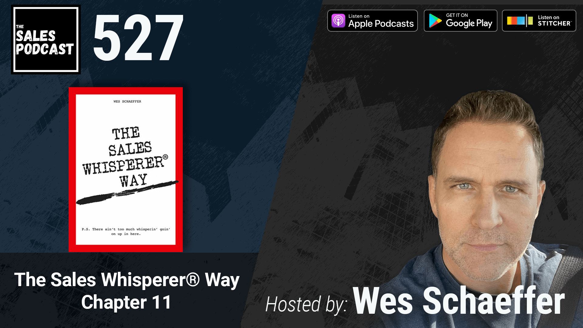 'The Sales Whisperer® Way' Chapter 11 on The Sales Podcast with Wes Schaeffer, The Sales Whisperer®